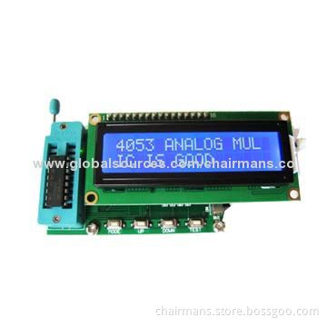 Logic Gate IC Tester, 74/40/45 Series, 7-12V DC Operating Voltage